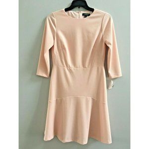 Ralph Lauren Knee Length Fit Flare Dress Sleeves 8